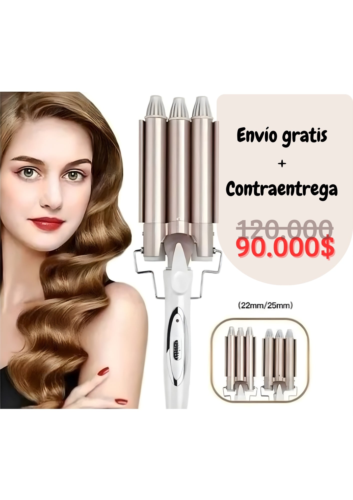 Pinza De Cabello Ondas De Sirena