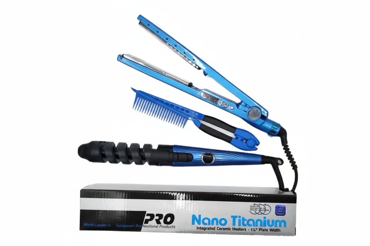 Combo Plancha Nano Titanium