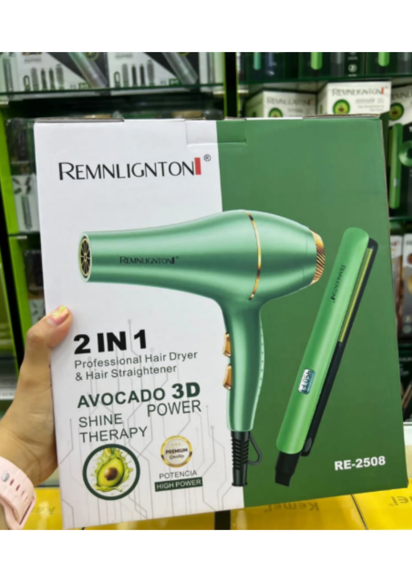 Secador Y Plancha Remnlignton