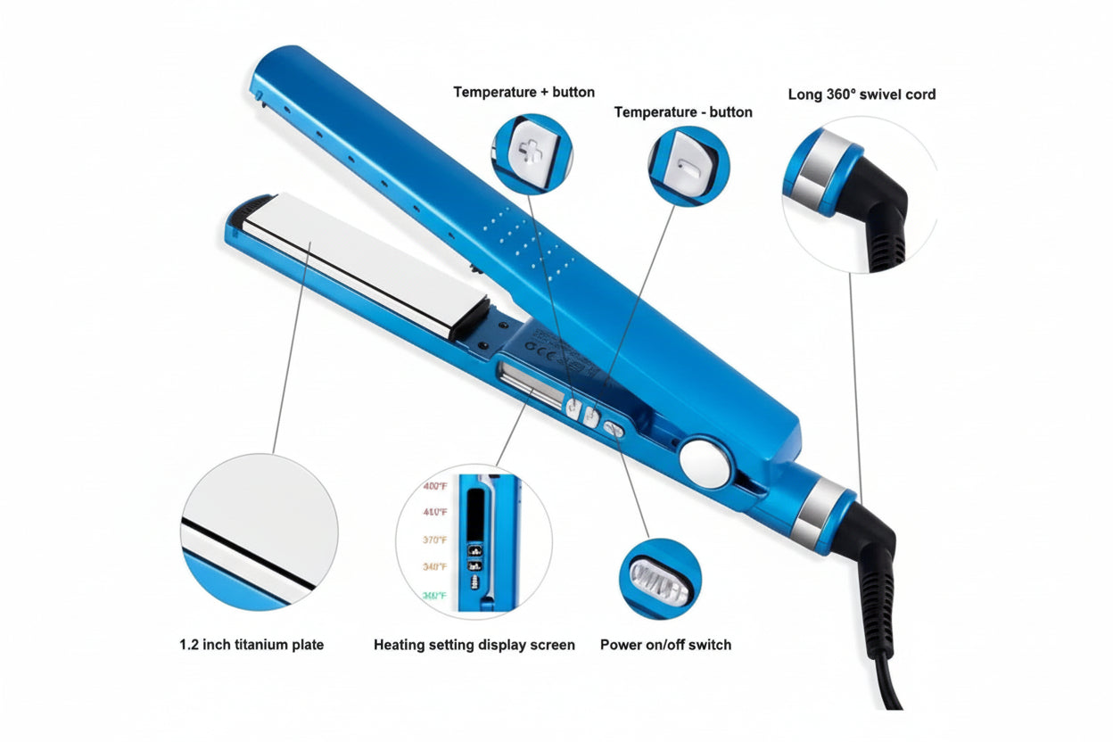 Combo Plancha Nano Titanium
