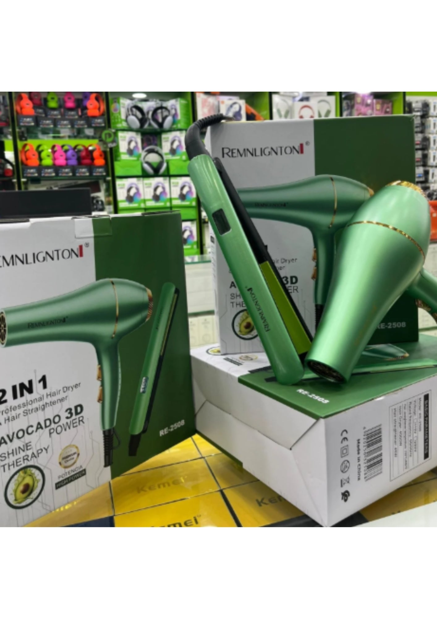 Secador Y Plancha Remnlignton